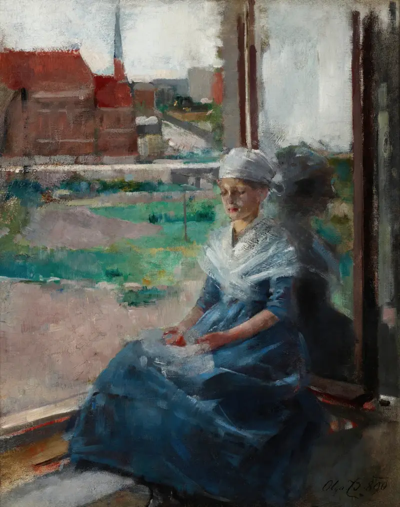 Breton Woman av Olga Boznanska