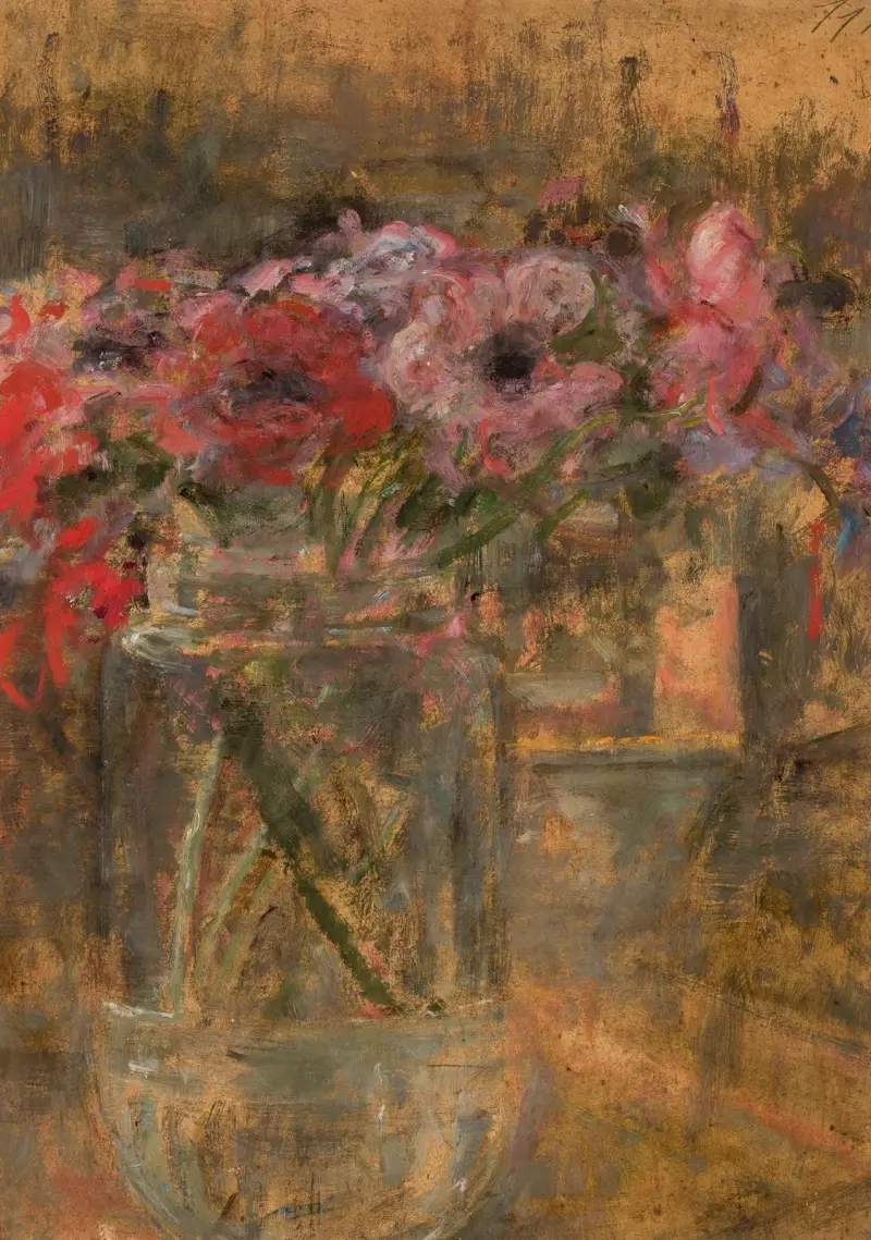 Blommor – Anemoner av Olga Boznanska