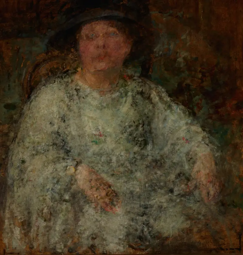 Portrait of a Lady with Glasses av Olga Boznanska