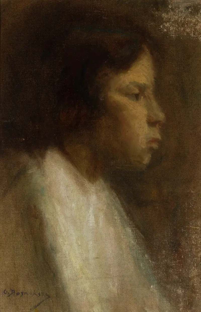 Portret kobiety, 1900 – nr 1, Olga Boznanska
