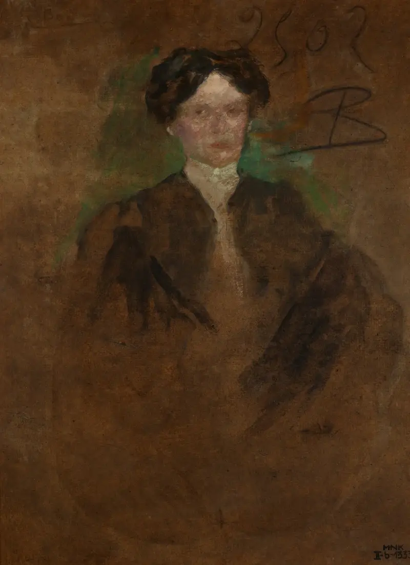 Portrét ženy, 1900 – č. 2, Olga Boznanska
