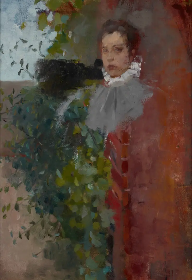 Bildnis einer Frau, 1885 von Olga Boznanska