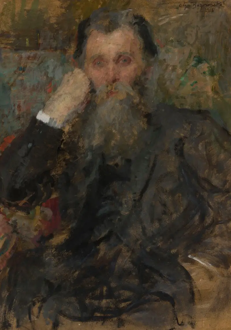 Portrait of Dergint av Olga Boznanska