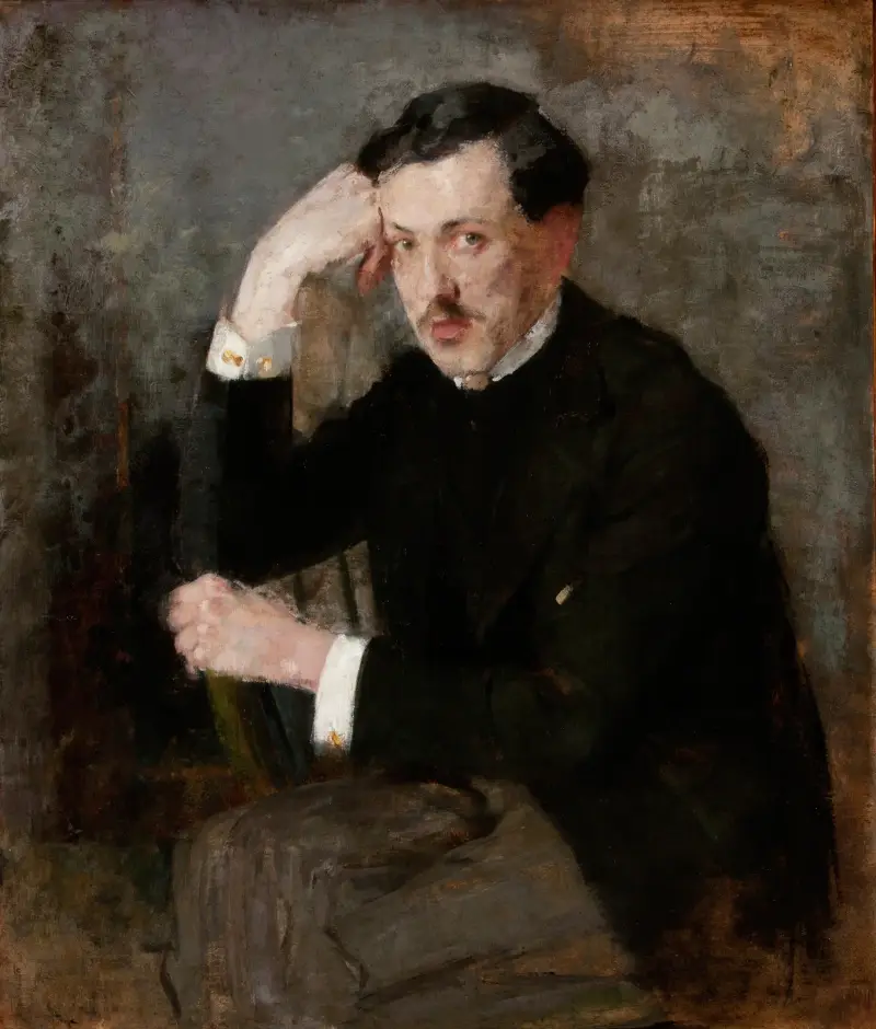 Portrait of Józef Czajkowski av Olga Boznanska