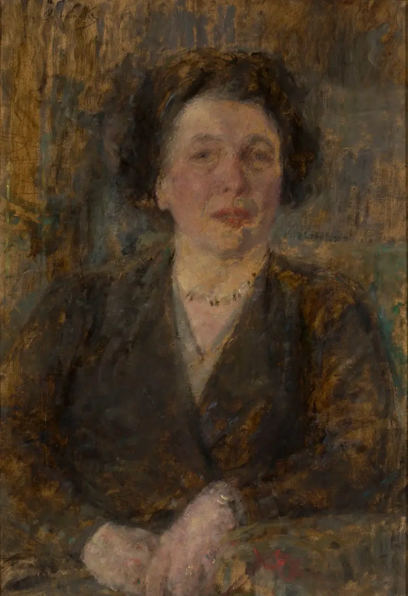 Porträt von Julia Rylska, Romanautorin und Übersetzerin von Olga Boznanska