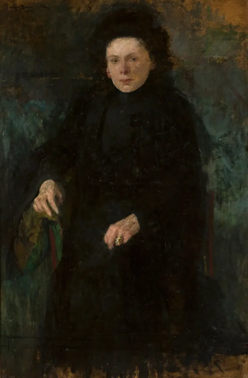 Porträt von Fräulein Papara von Olga Boznanska