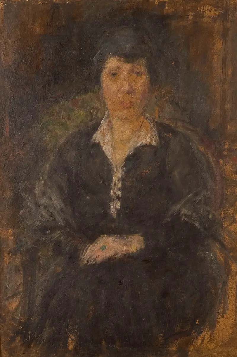 Porträt von Frau Drzewiecka von Olga Boznanska
