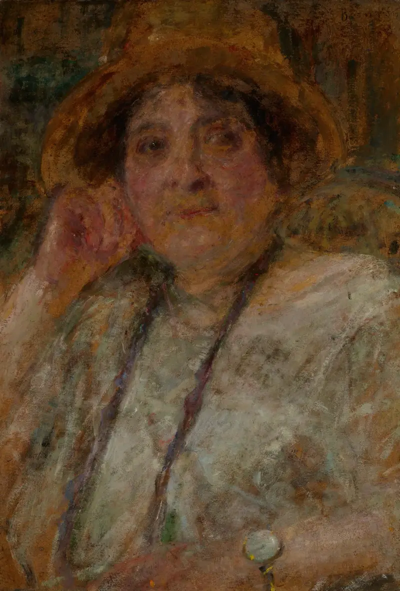 Porträt von Frau Gościniec von Olga Boznanska