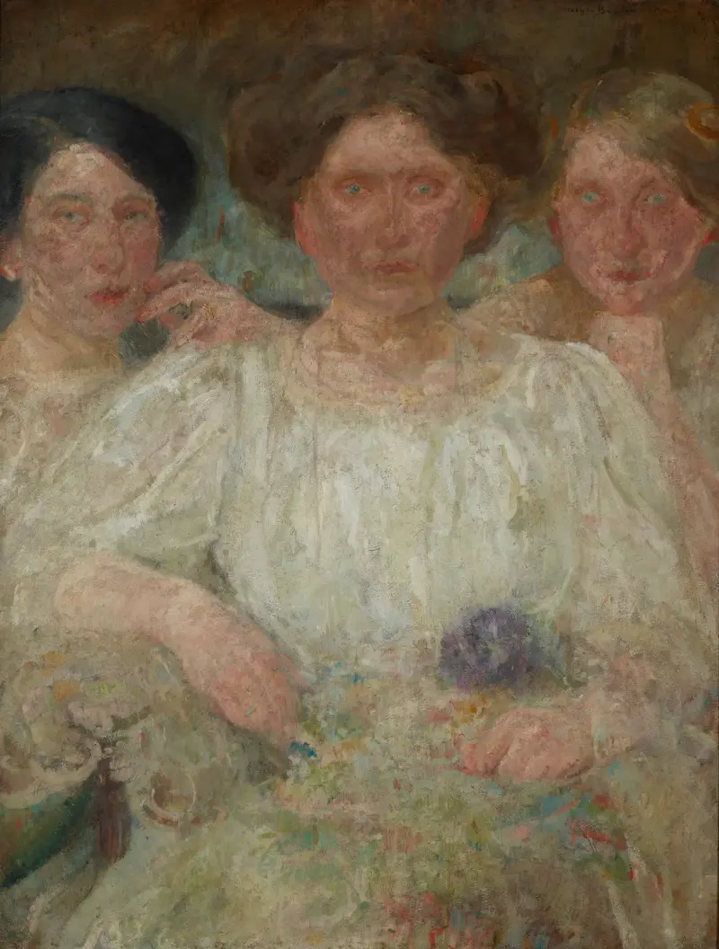 Portret trzech sióstr, Olga Boznanska