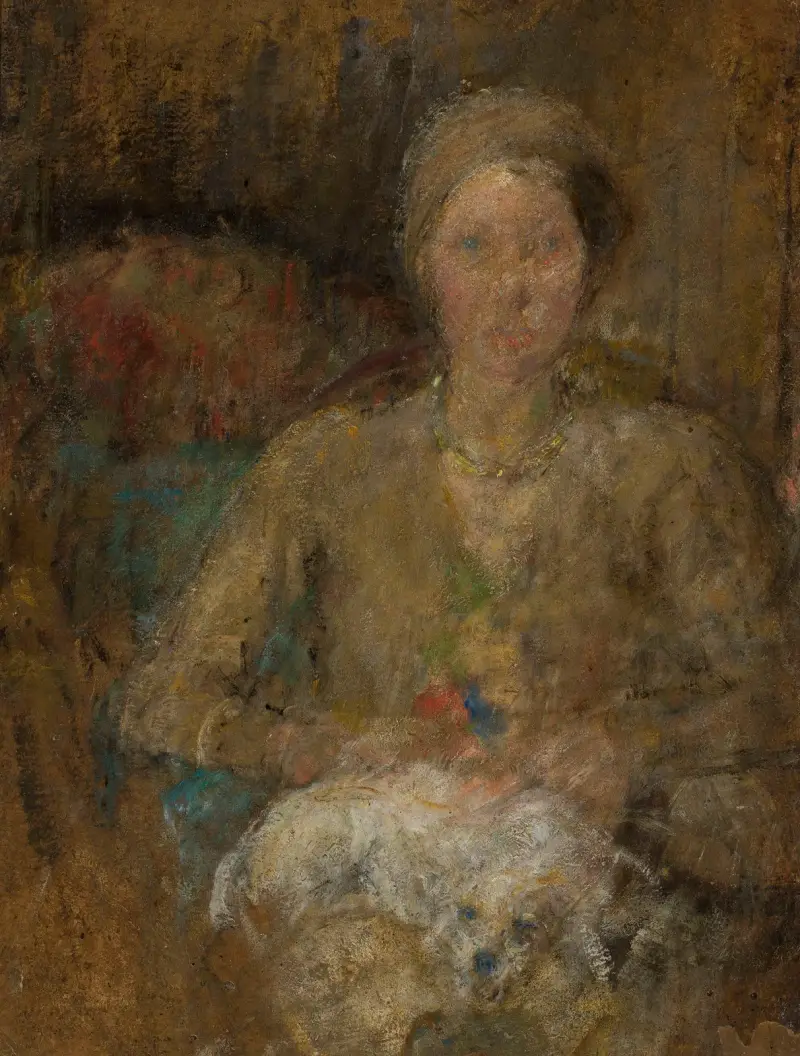 Porträtt av Zofia Kulaszyńska av Olga Boznanska