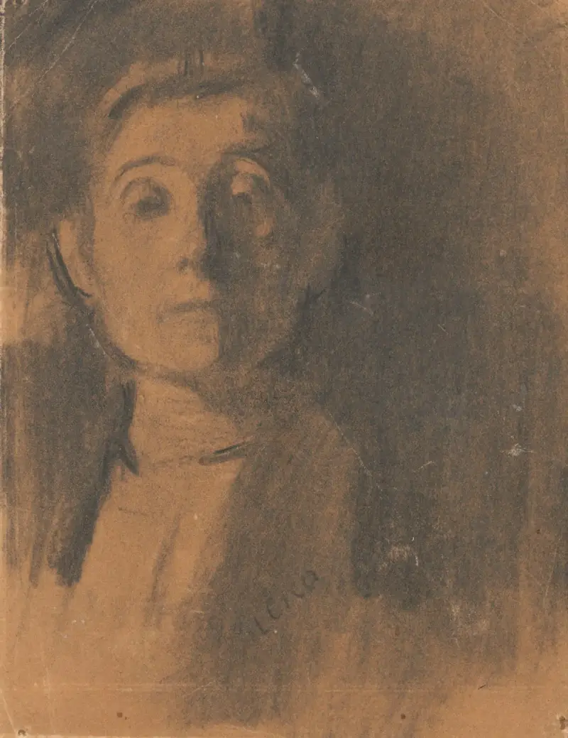 Selbstporträt, 1900 von Olga Boznanska