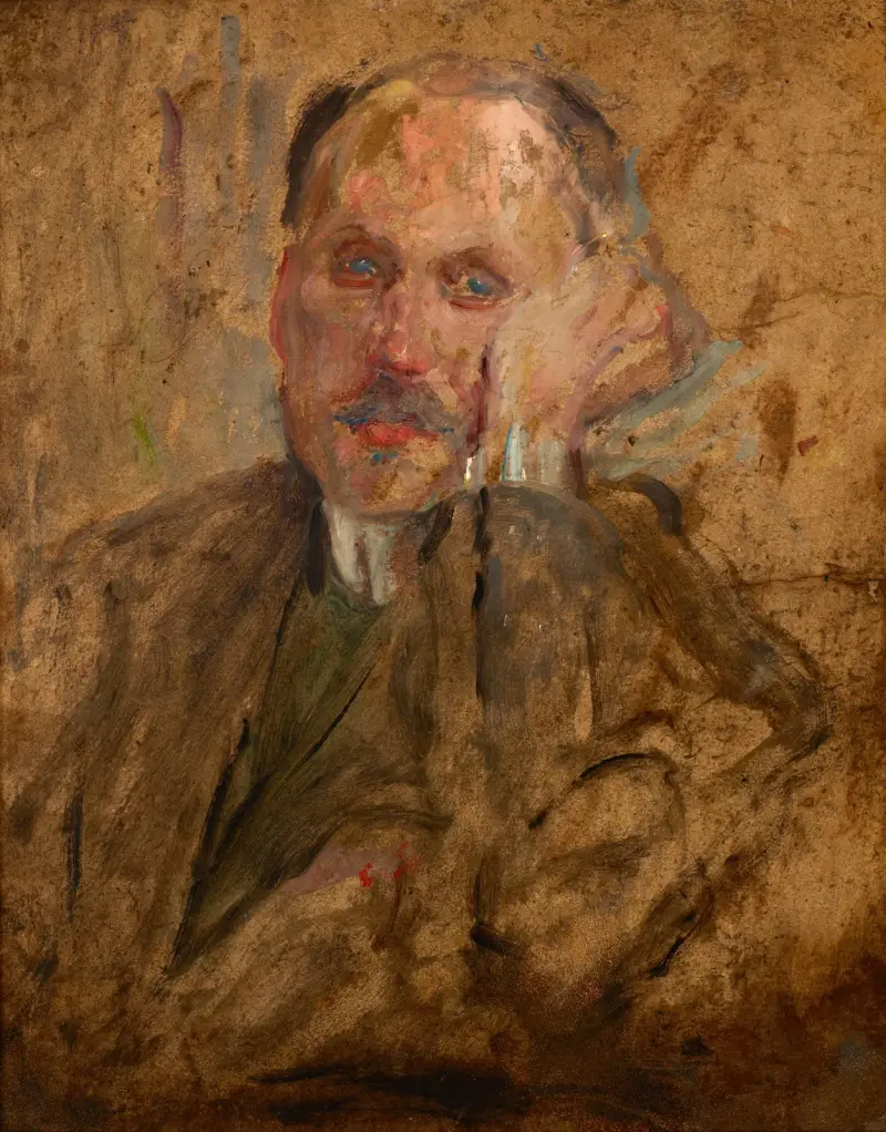 Sketch of a Male Figure av Olga Boznanska