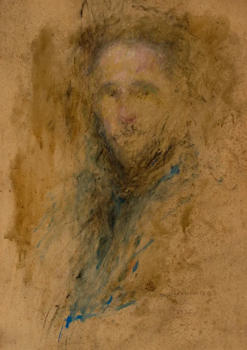 Szkic portretu mężczyzny, 1937, Olga Boznanska