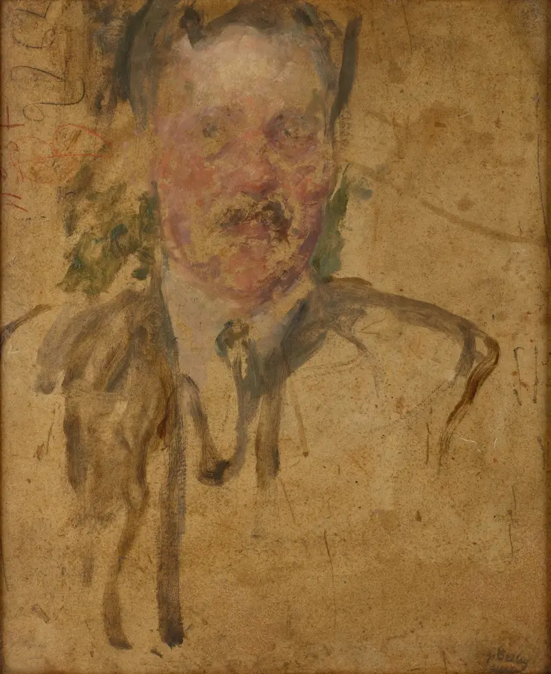 Sketch to the Portrait of Mr Beyley av Olga Boznanska