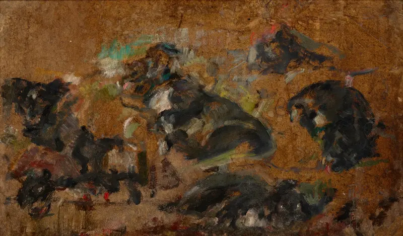 Hundskizzen von Olga Boznanska