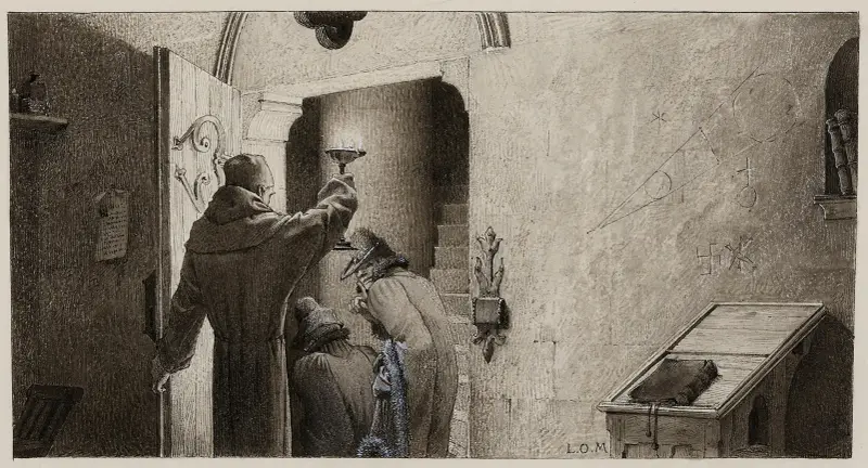 Abbas beati martini av Luc-Olivier Merson
