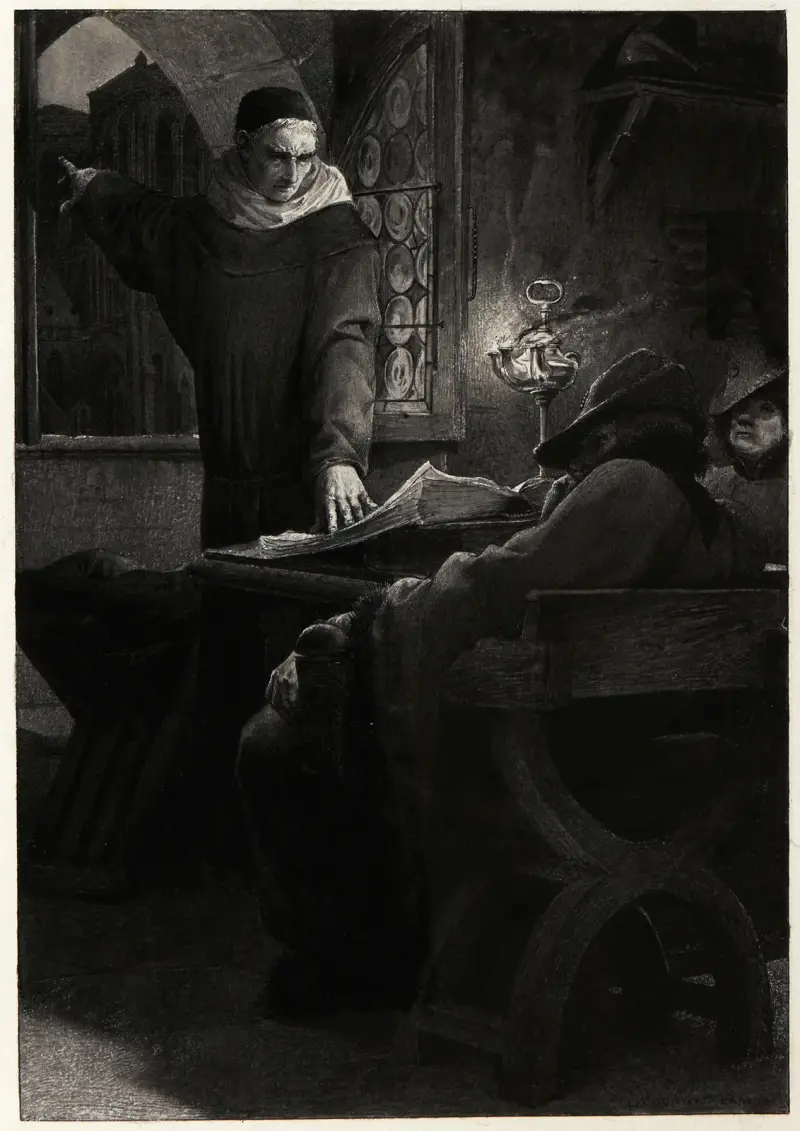 Abbas Beati Martini, Luc-Olivier Merson