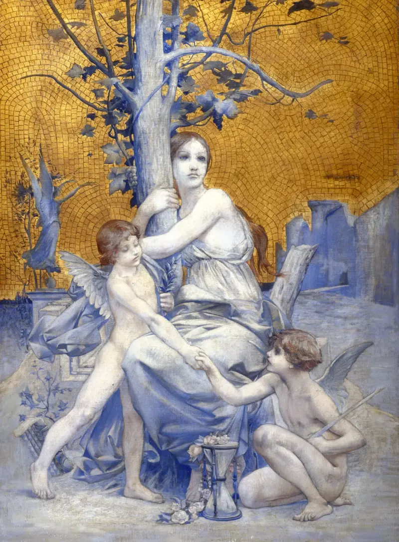 Allegorie der Zeit von Luc-Olivier Merson