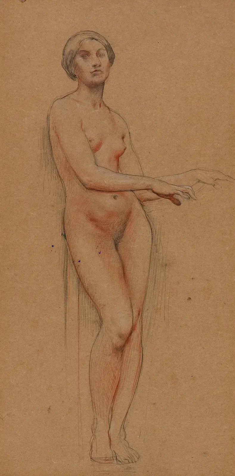 Etude de femme nue av Luc-Olivier Merson