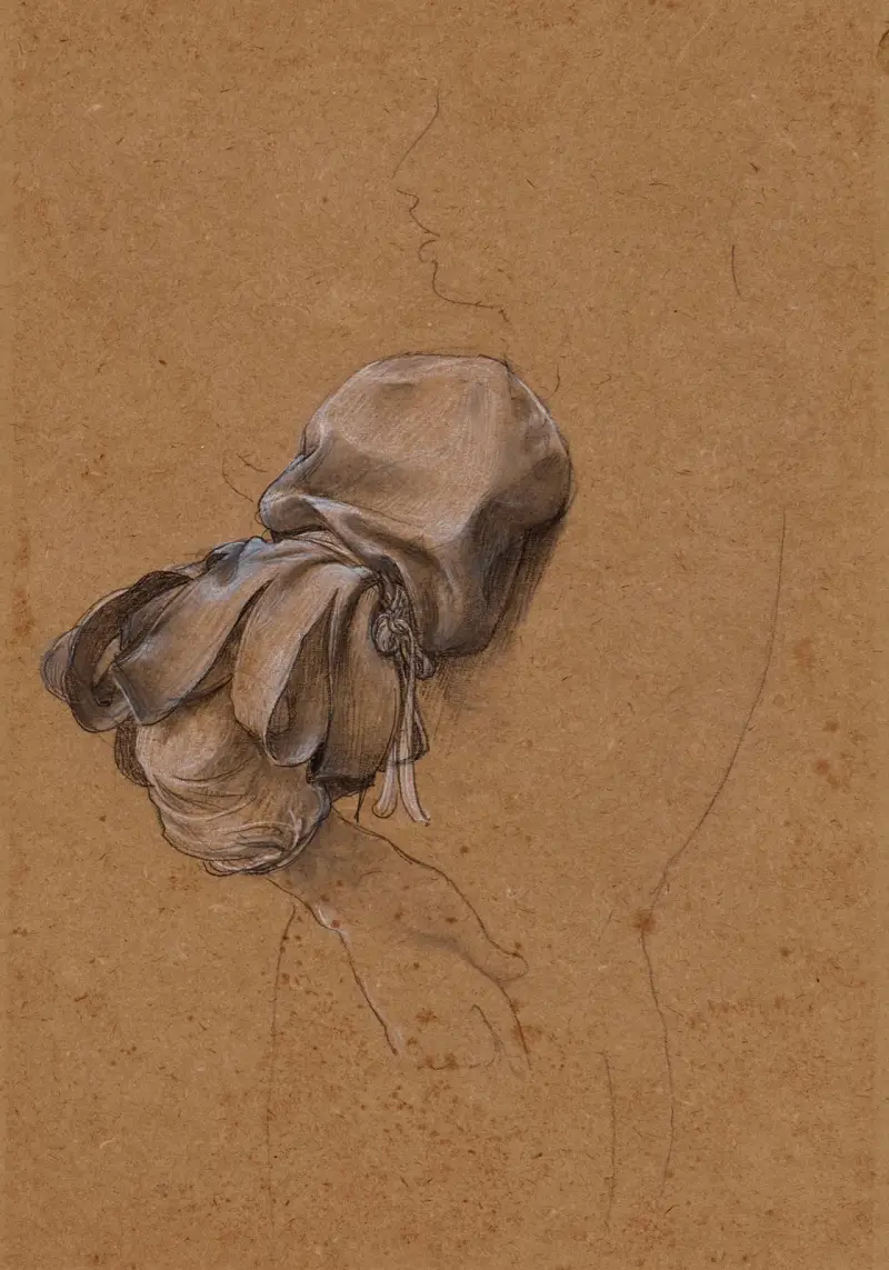 Studie av ärm av Luc-Olivier Merson
