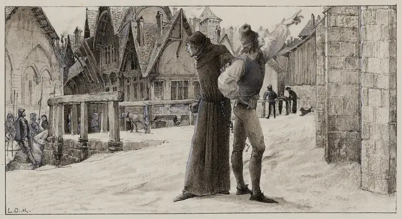 Gringoire a plusieurs bonnes idées de suite rue des Bernardins av Luc-Olivier Merson