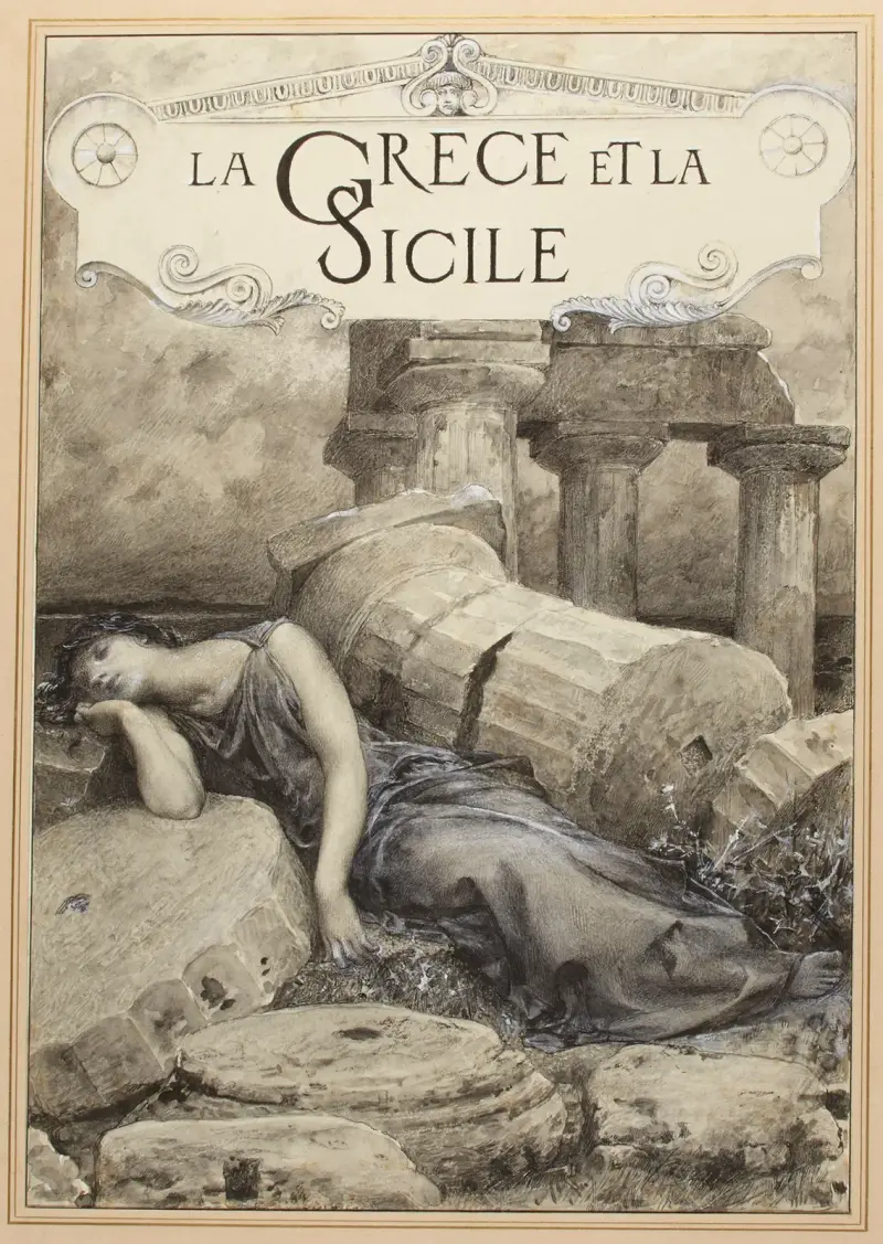 La Crece et la Sicile av Luc-Olivier Merson