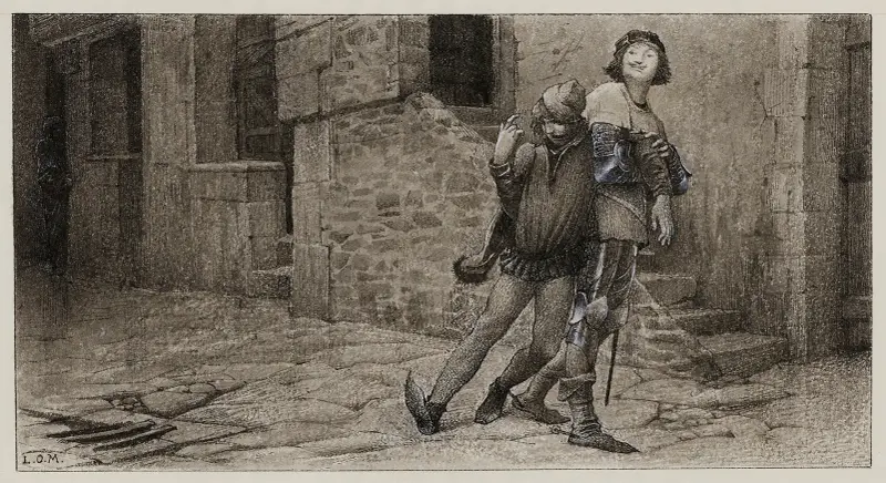 Den buttre munken av Luc-Olivier Merson