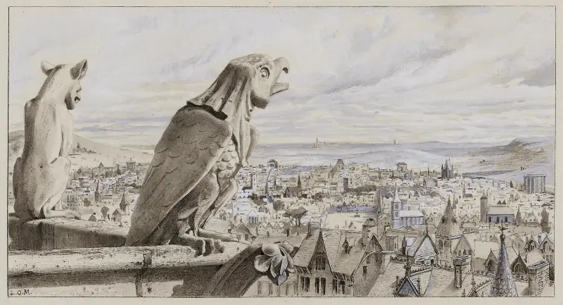 Paris à vol d’oiseau av Luc-Olivier Merson