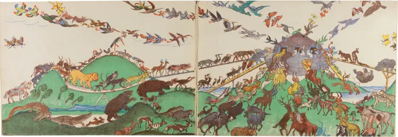 Die Arche Noah von Oskar Laske