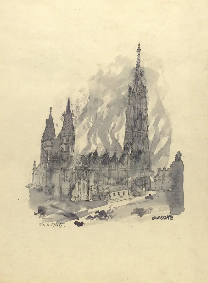 I. Štěpánský kostel, Oskar Laske