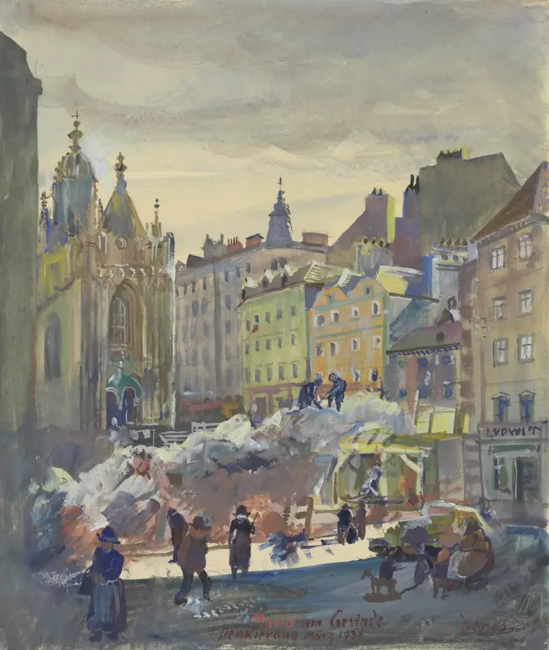 Maria am Gestade von Oskar Laske