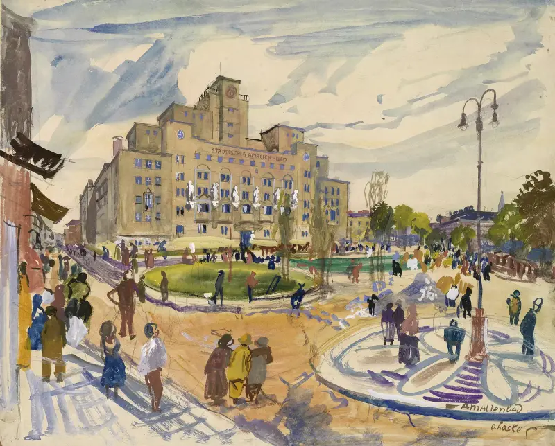 Reumannplatz 9; Amalienbad von Oskar Laske