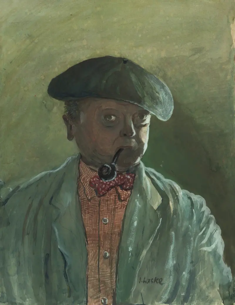 Autoportrét, Oskar Laske
