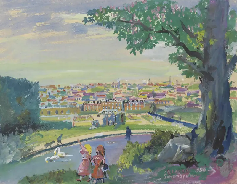 XIII. Schönbrunn (Garten) av Oskar Laske