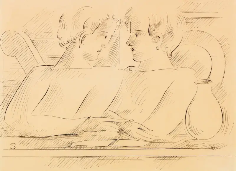 Duo, 1936 – Nr. 2, Oskar Schlemmer