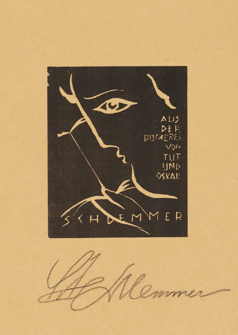 Exlibris, Oskar Schlemmer