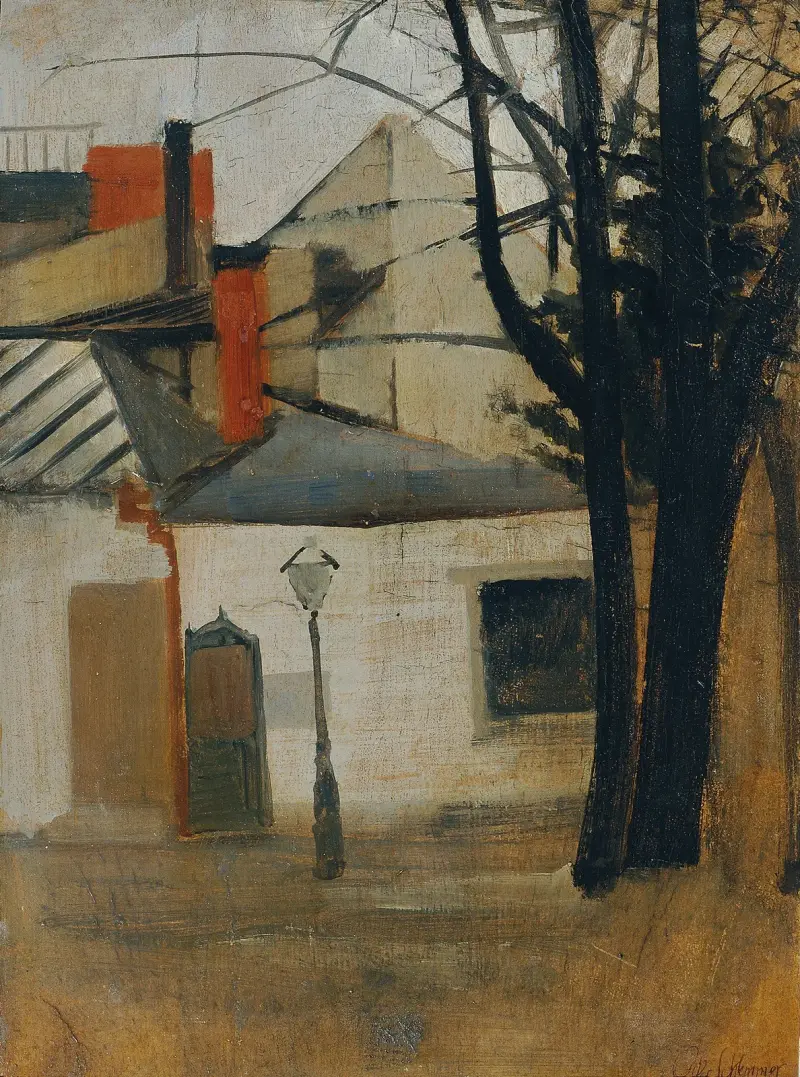 Gassenwinkel von Oskar Schlemmer