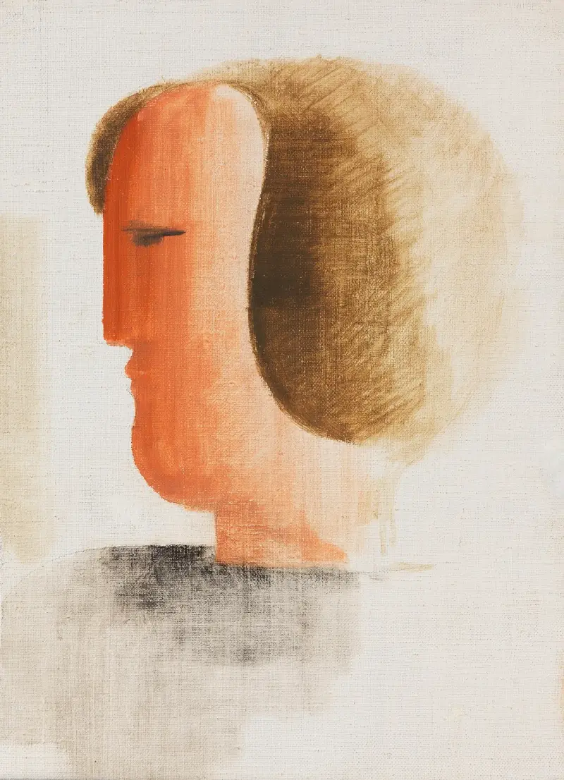 Głowa zwrócona w lewo, Oskar Schlemmer