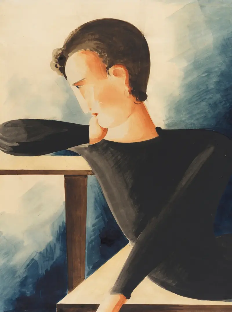 Sinnender von Oskar Schlemmer