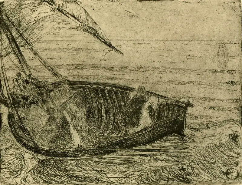 Christ Walking on the Water av Henry Ossawa Tanner