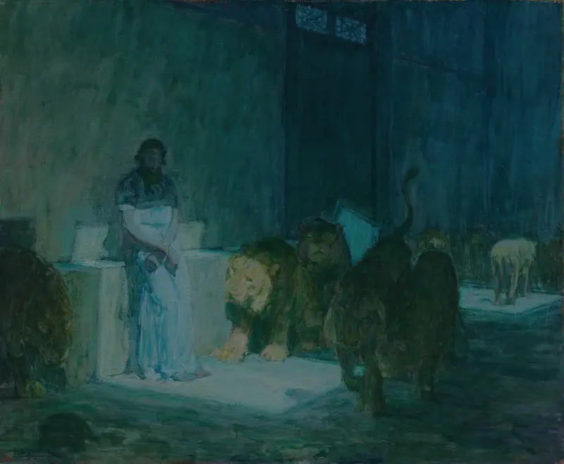 Daniel in the Lions’ Den av Henry Ossawa Tanner