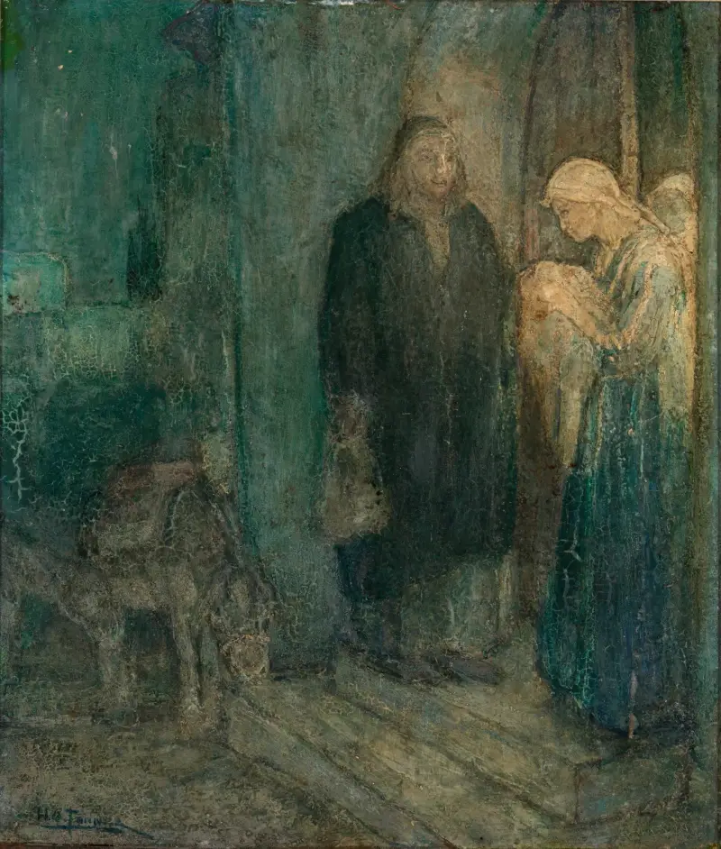 Flykten till Egypten (Vid värdshuset) av Henry Ossawa Tanner