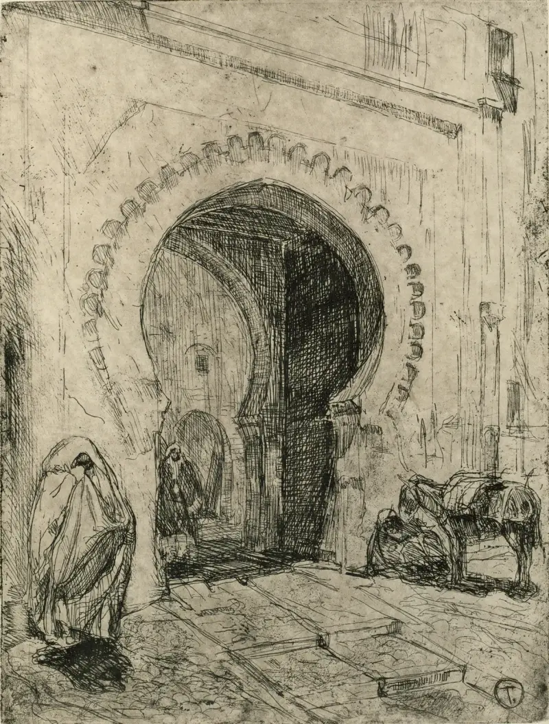 Brána v Tangeru, Henry Ossawa Tanner