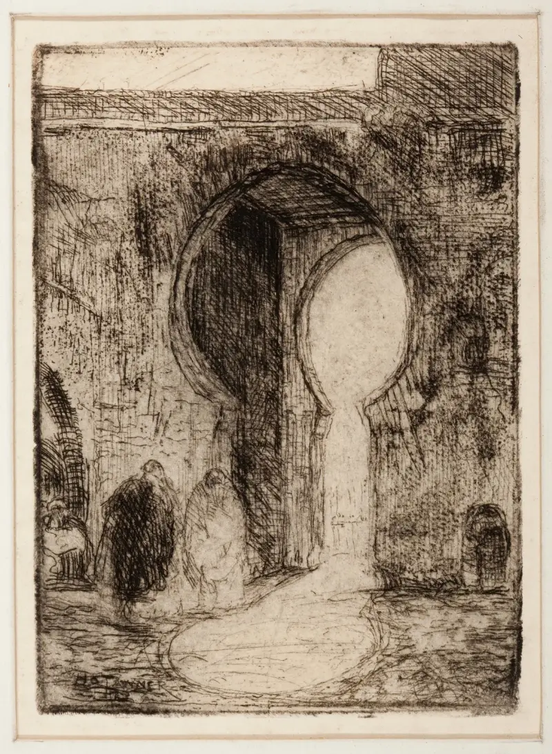 Porten i Tanger av Henry Ossawa Tanner
