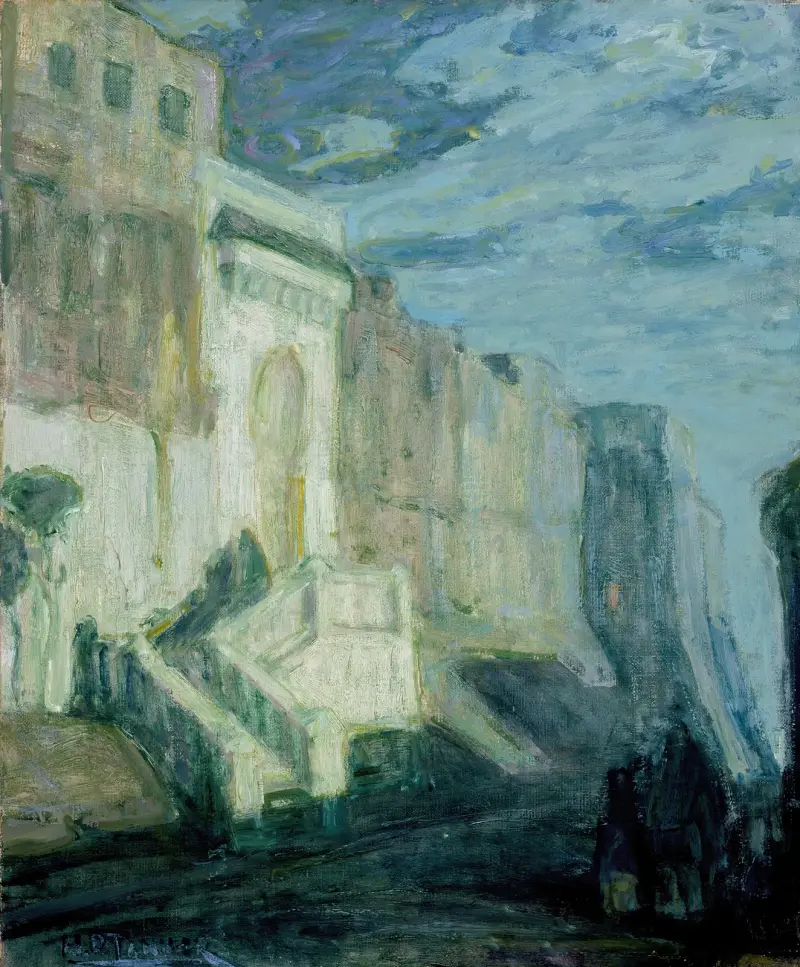 Månsken; Tangers murar av Henry Ossawa Tanner