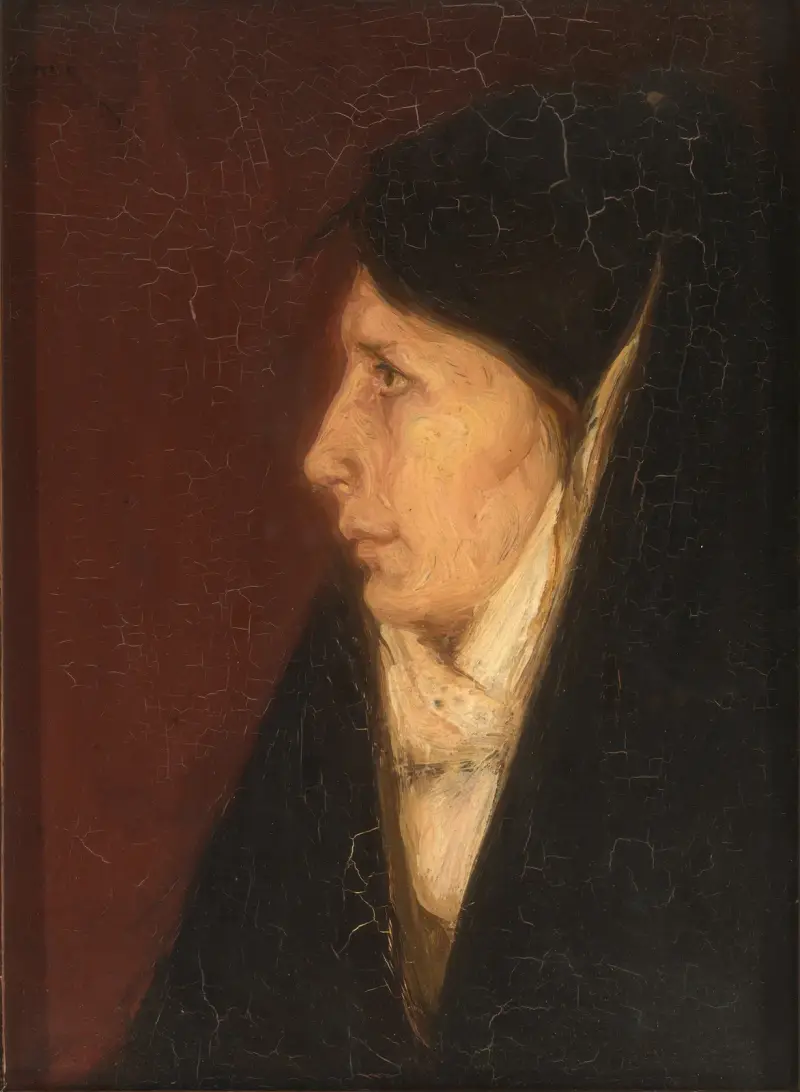 Profile of a Woman’s Head av Henry Ossawa Tanner