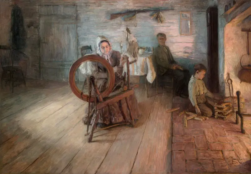 Spinning vid eldsken – George Washington Grays barndom av Henry Ossawa Tanner