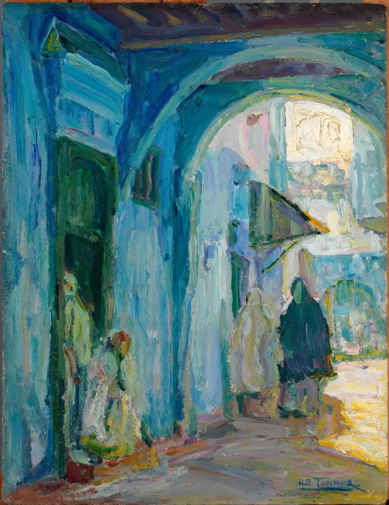 Street in Tangier av Henry Ossawa Tanner