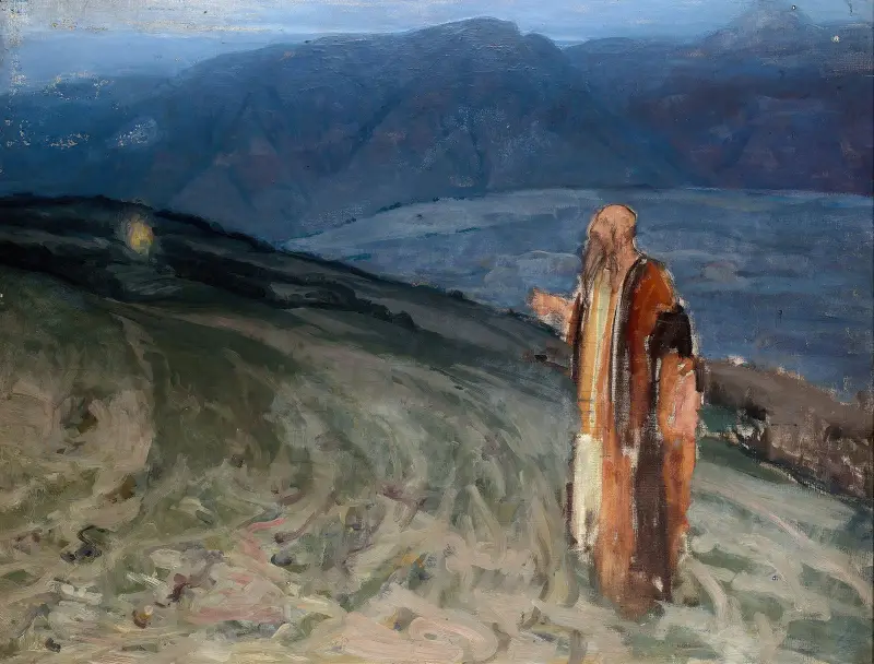 Study for Moses and the Burning Bush av Henry Ossawa Tanner