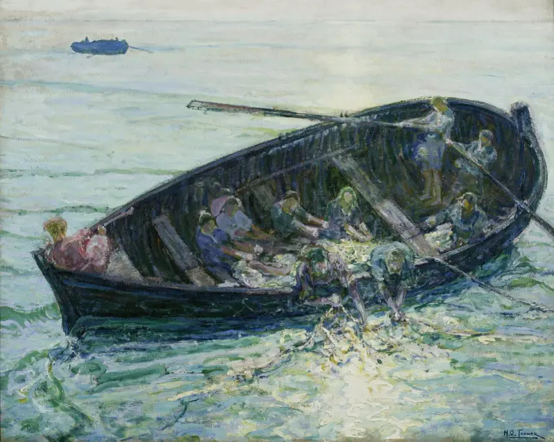 Det mirakulösa fiskafånget av Henry Ossawa Tanner